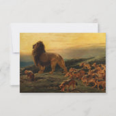 ブリトン・リヴィエールの王とその衛星 サンキューカード (正面)