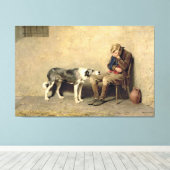 ブリトンRiviere - Fidelity キャンバスプリント (インサイチュ (ウッドフロア))