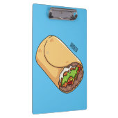 ブリトー漫画イラストレーション クリップボード (右)