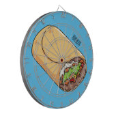 ブリトー漫画イラストレーション ダーツボード (正面左)