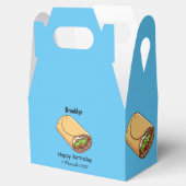 ブリトー漫画イラストレーション フェイバーボックス (オープン)