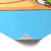 ブリトー漫画イラストレーション ポスター (角)