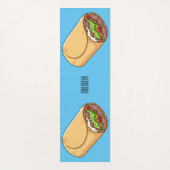 ブリトー漫画イラストレーション ヨガマット (正面)