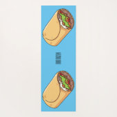 ブリトー漫画イラストレーション ヨガマット (裏面)