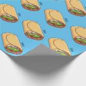 ブリトー漫画イラストレーション ラッピングペーパー (角)