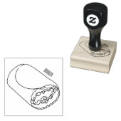 ブリトー漫画イラストレーション ラバースタンプ (押印)