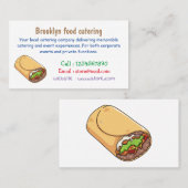 ブリトー漫画イラストレーション 名刺 (正面/裏面)