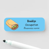 ブリトー漫画イラストレーション 名札 (インサイチュ)