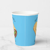 ブリトー漫画イラストレーション 紙コップ (右)