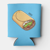 ブリトー漫画イラストレーション 缶クーラー (正面)