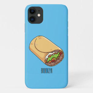 ブリトー漫画イラストレーション iPhone 11 ケース