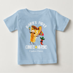 ブリト間抜けベビー初のシンコデマヨ ベビーTシャツ