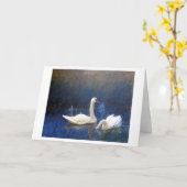 ブリノ・リジェフォス・リードの白鳥 カード (黄色い花)