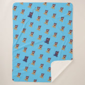 ブリヤードシェルパ毛布 シェルパブランケット (正面)