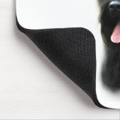 ブリヤード（黒）履歴デザイン マウスパッド (コーナー)