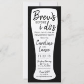 ブリュウズウィンドパーティー婚約クラフト 招待状 (正面)