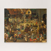 ブリュエルによるカーニバルと貸し出しの戦い ジグソーパズル (横)