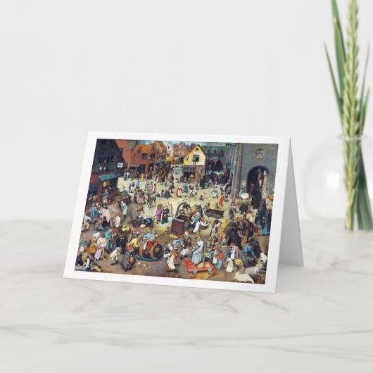 ブリュエル・カーニバルと四旬節の戦い カード (正面)