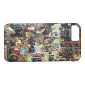 ブリュエル・カーニバルと四旬節の戦い Case-Mate iPhoneケース (裏面(横))