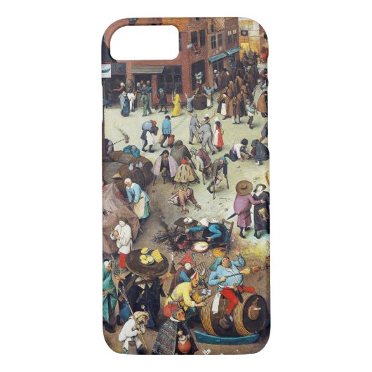 ブリュエル・カーニバルと四旬節の戦い Case-Mate iPhoneケース (裏面)