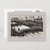 ブリュッセルに駐留する解放ベルギー軍 ポストカード (正面/裏面)