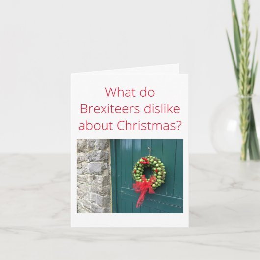 ブリュッセルのクリスマス カード (正面)