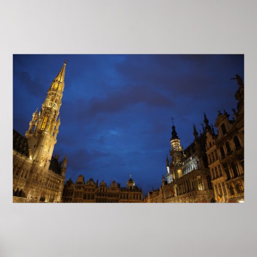 ブリュッセルのグランプラス ポスター (正面)