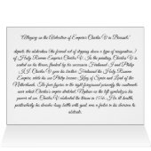 ブリュッセルのチャールズ5世の辞表 (内部横(上))