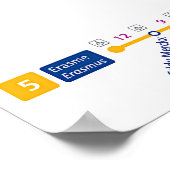 ブリュッセルの地下鉄ポスター ポスター (角)