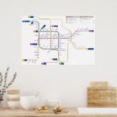 ブリュッセルの地下鉄ポスター ポスター (キッチン)