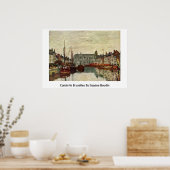 ブリュッセルの運河バイユージーンブダン ポスター (キッチン)