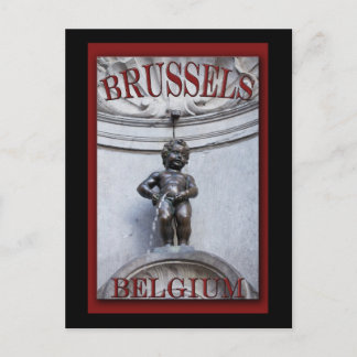ブリュッセルのMannekin Pis ポストカード