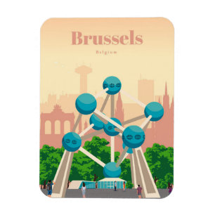 ブリュッセルへの旅芸術旅行 マグネット