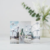 ブリュッセルアトミウムフォトコラージュ ポストカード (スタンド正面)