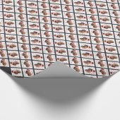 ブリュッセルグリフォンサンタポーズ ラッピングペーパー (角)