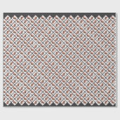 ブリュッセルグリフォンサンタポーズ ラッピングペーパー (フラット)