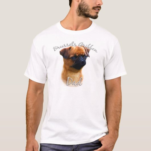 ブリュッセルグリフォンパパ2 Tシャツ (正面)