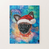 ブリュッセルグリフォンブリードドッグクリスマスジグソーパズル ジグソーパズル (縦)