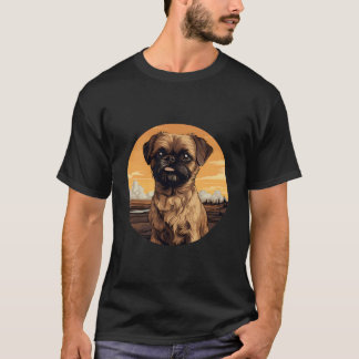 ブリュッセルグリフォンBruxelloisブリュッセルグリフォンDog B Tシャツ
