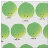 ブリュッセルスプラウト野菜食品 ファブリック (クローズアップ)