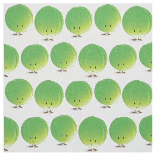 ブリュッセルスプラウト野菜食品 ファブリック (見本)