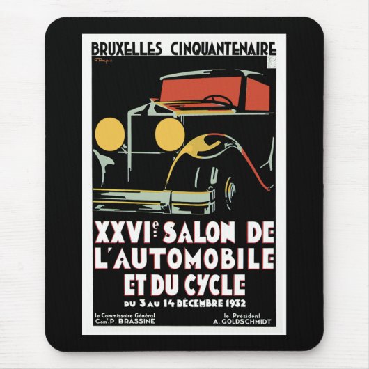 ブリュッセルチンカンテネール マウスパッド (正面)