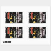 ブリュッセルチンカンテネール 長方形シール (シート)