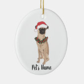 ブリュッセルパーソナライズされたグリフォン セラミックオーナメント (右)