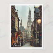 ブリュッセルベルギーアート旅行の有名な場所 ポストカード (正面)