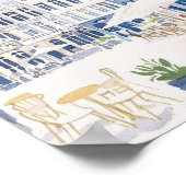 ブリュッセルベルギーガッシュ絵を描イラストレーション旅行 ポスター (角)