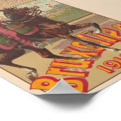 ブリュッセルベルギービンテージポスター1910 ポスター (角)