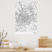 ブリュッセルベルギーポスタープリント ポスター (キッチン)