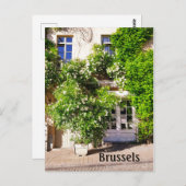 ブリュッセルベルギー通り写真 ポストカード (正面/裏面)