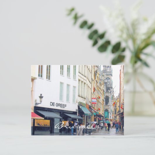 ブリュッセルマーケットスクエアラテンクォーター ポストカード (スタンド正面)